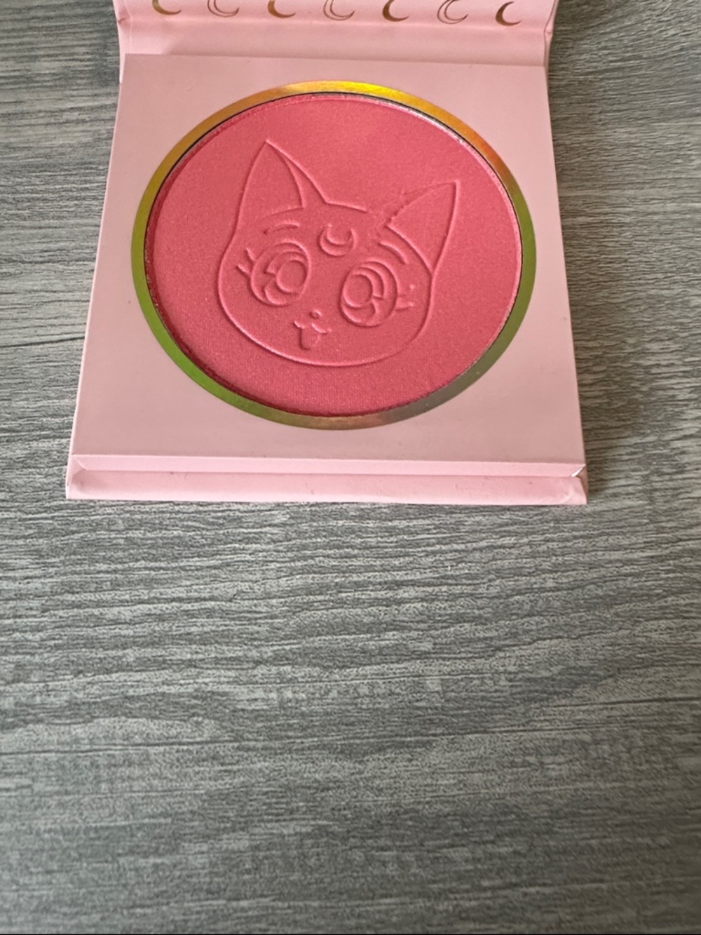 NWOT Colourpop Sailor Moon Illustrated Compact Blush - Pink & Yellow